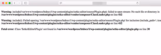 Errore WordPress impossibile modificare header informazioni già inviate