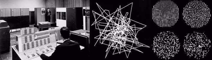 IBM 7094, der erste Computer für generative Kunst