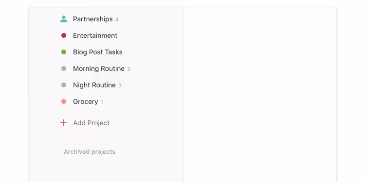 Prioritätsstufe einer Aufgabe in Todoist auswählen
