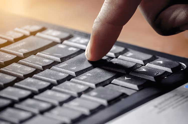 WordPress installation screen on hosting