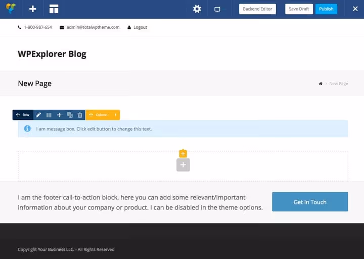 Rea juhtimisikoonid WPBakery Page Builderis