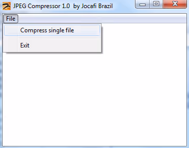 JPEG Compressor embeds in Windows Explorer context menu