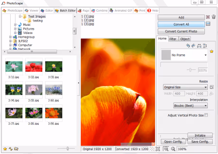 Multi-functional PhotoScape editor with batch converter