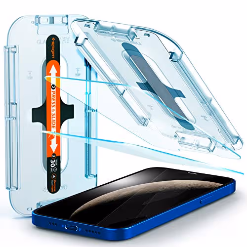 Kit de instalação de película protetora Spigen GlasTR EZ Fit com tabuleiro de alinhamento