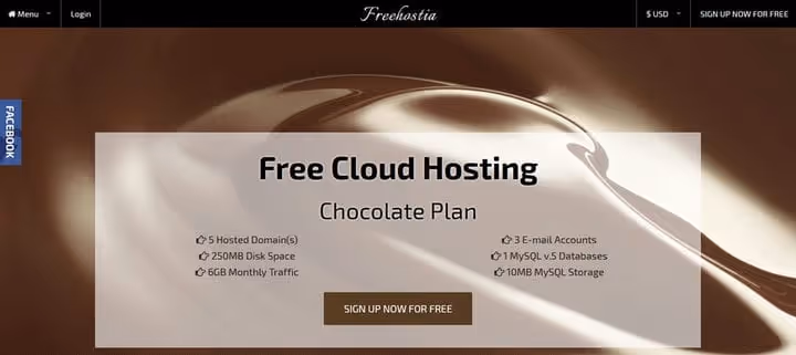 Freehostia Chocolate plan