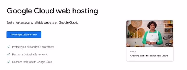 Google Cloud Platform console with services
