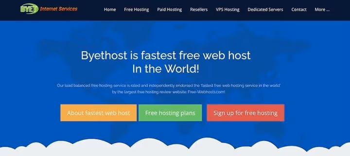 VistaPanel control panel from ByetHost