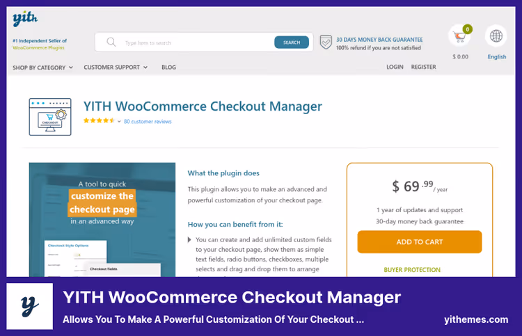 YITH Checkout Manager additional checkout field setup