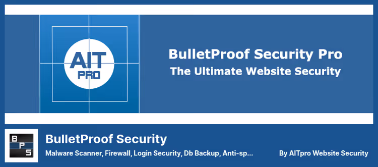 BulletProof Security peamine seadete leht kaitserežiimidega