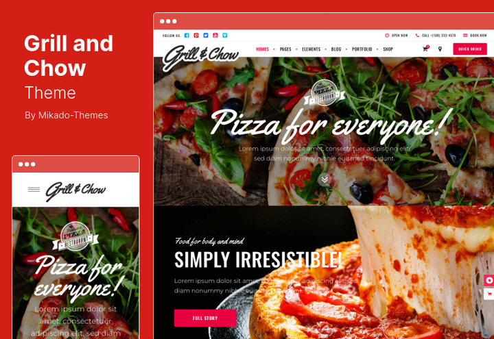20 meilleurs thèmes WordPress pour pizzeria 🍕 2022