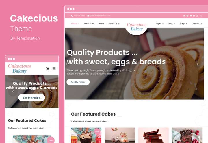 22 beste WordPress-temaer for bakerier 🍞 🥐 2022