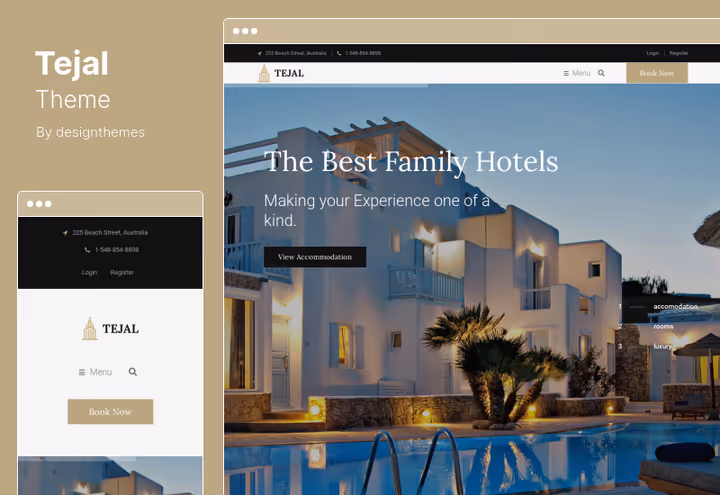 Tejal theme, hotel, restaurant and tourism