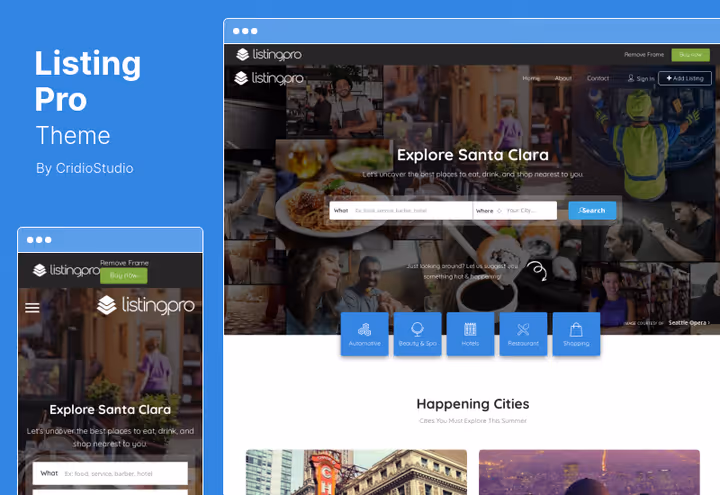 ListingPro theme, directory and real estate listing