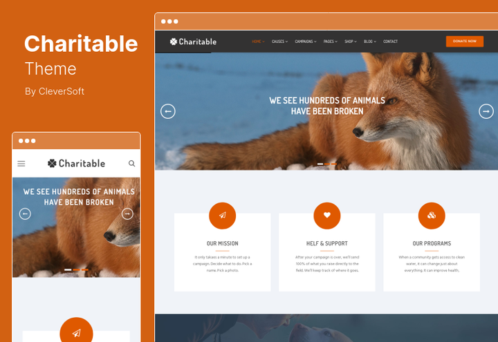 13 parasta hyväntekeväisyys- ja voittoa tavoittelematonta WordPress-teemaa 🏅 2022