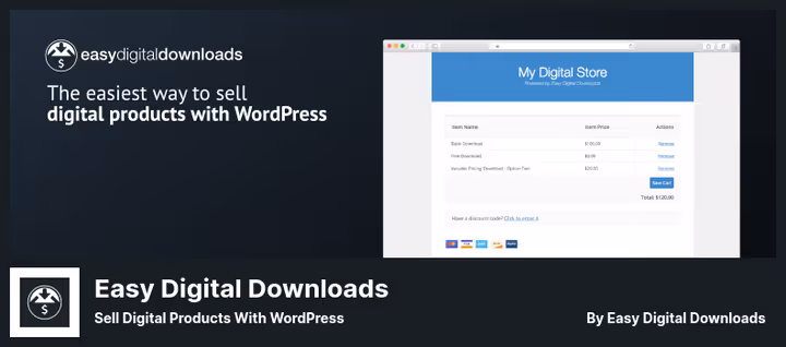 Easy Digital Downloadsi digitaalsete toodete seadete paneel