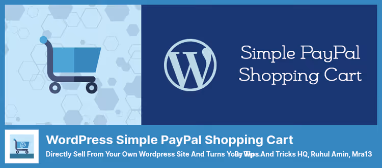 Корзина Simple Shopping Cart с товарами и кнопкой оформления заказа