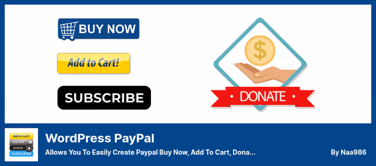 Кнопка PayPal Checkout сформированная плагином Payment Button for PayPal