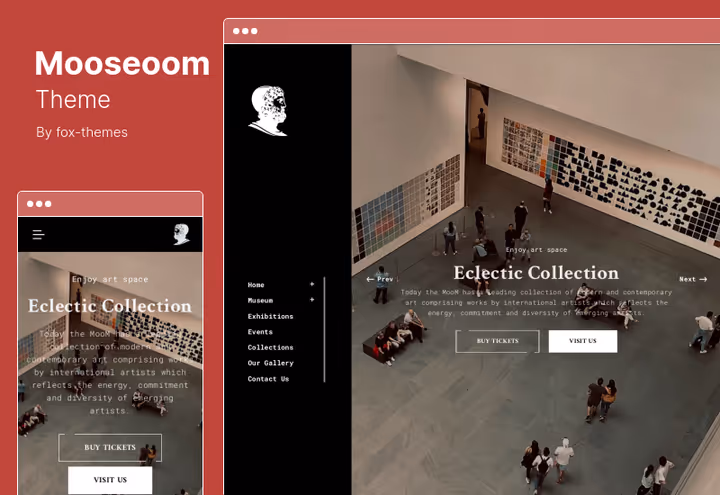 Тема Mooseoom, художня галерея та виставка