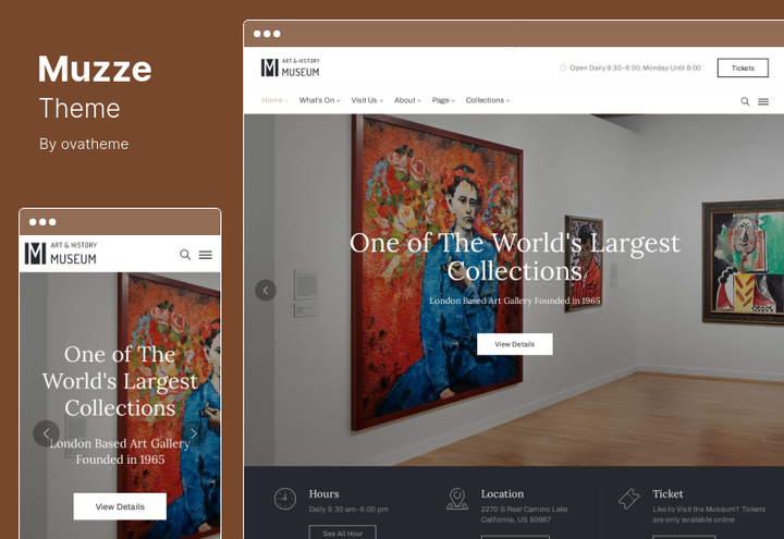 14 лучших тем WordPress для музеев и выставок 🏛️ 2022