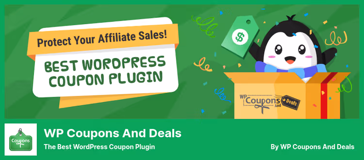 WP Coupons and Deals plugin for affiliate coupons
