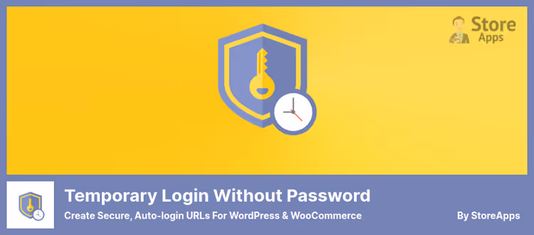Interface for creating a temporary link in Temporary Login Without Password