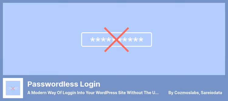 Passwordless Login form from Cozmoslabs