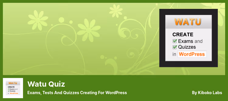 Watu Quiz question management admin panel