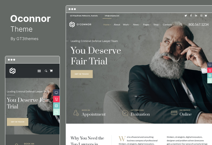 19 bästa WordPress-teman för advokater ⚖ 2022