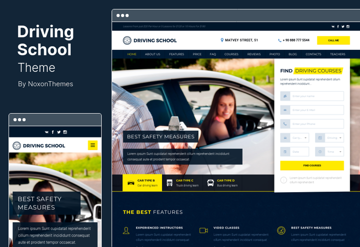 Die 16 besten WordPress Fahrschulthemen 🚗 2022