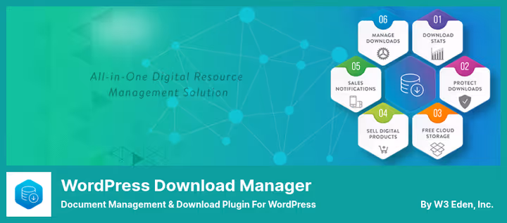 Інтерфейс WordPress Download Manager, список пакунків для завантаження