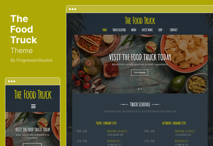21 найкраща тема WordPress Food Truck 🍔 🚚 2022