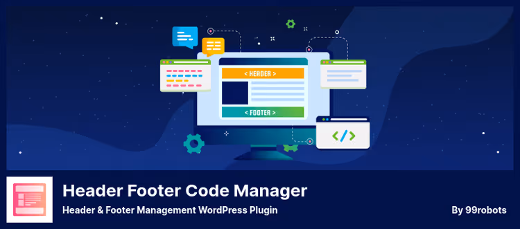 Header Footer Code Manager snippet management panel
