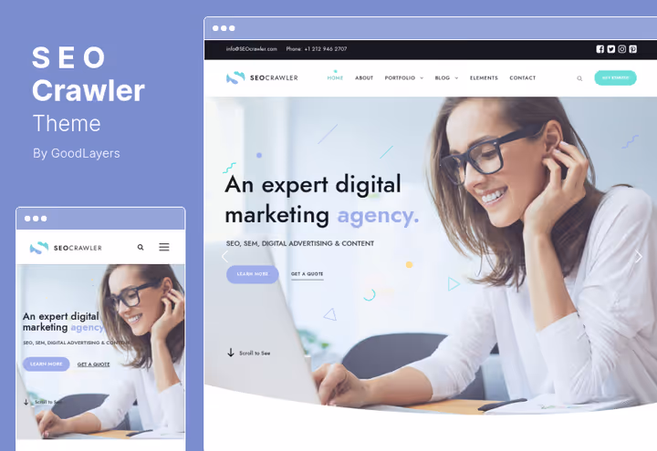 SEOCrawler teema GoodLayers raamistikuga SEO-agentuurile