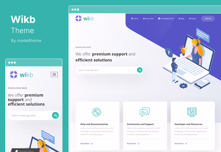 Тема Wikb с интеграцией WooCommerce и форума