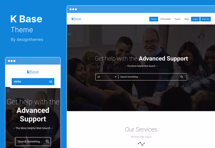 Тема KBase с BuddyPress-сообществом