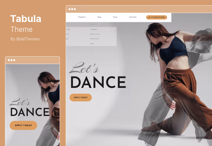 Tabula teema keele- ja tantsukoolidele