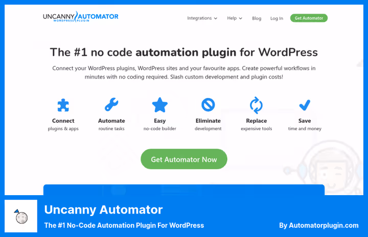Uncanny Automator automatiseringsbygger i WordPress