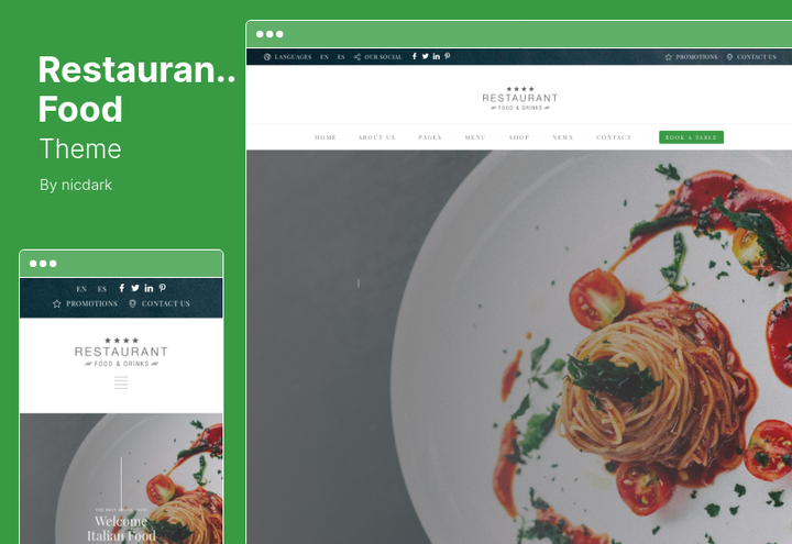 Los 19 mejores temas de WordPress para restaurantes italianos 🍝🥇 2022
