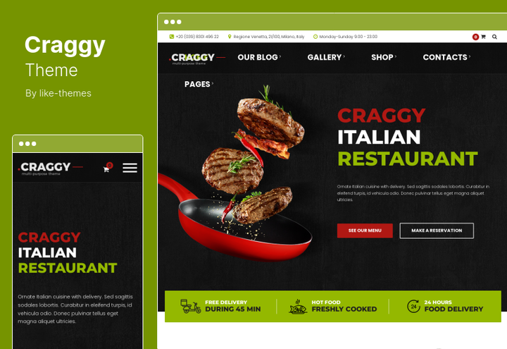 Motywy WordPress 19 najlepszych włoskich restauracji 🍝🥇 2022