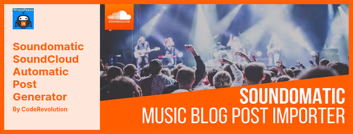 Soundomatic-plugin for automatisk publisering av SoundCloud-spor