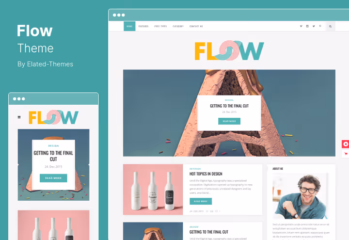 Flow teema loomingulisele blogile ja portfooliole