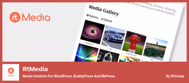 rtMedia meediagalerii BuddyPressi profiilis