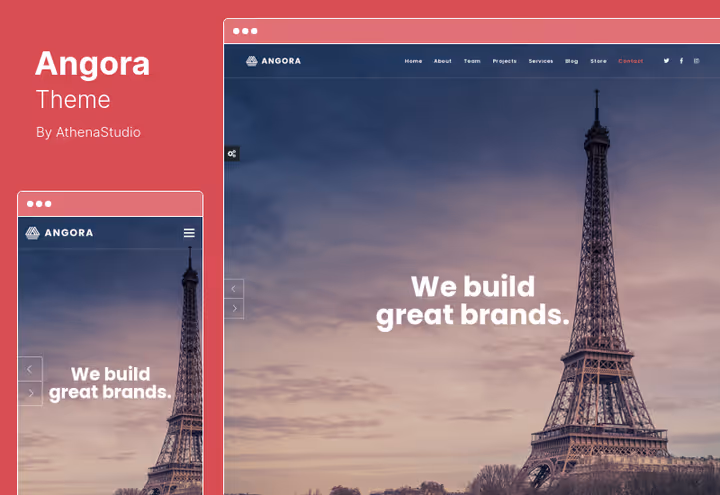 Тема Angora на Bootstrap с адаптивным дизайном