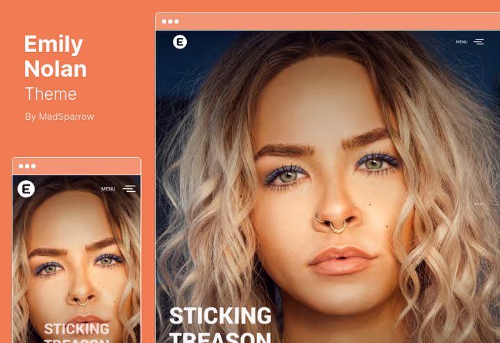 Минималистичная тема Emily Nolan для фотографов