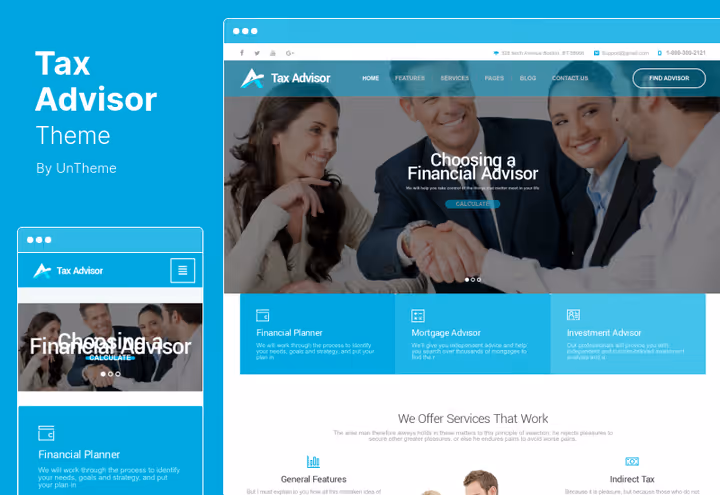 Tax Advisor teema range kujundus maksukonsultantidele