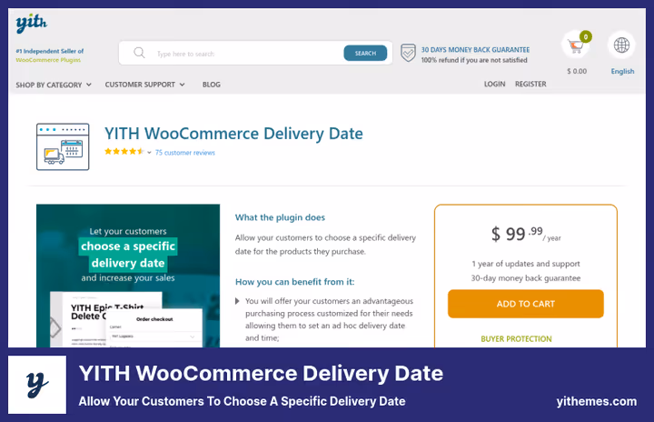 WooCommerce delivery date setup with carrier selection and processing times
