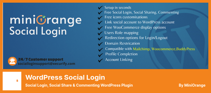 7 bästa WooCommerce Social Login Plugins 2022 (gratis och betald)