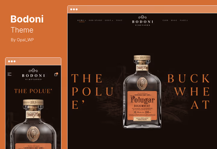 Bodoni veinipoe teema avaleht