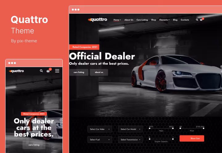 Car booking on Quattro with reservation system