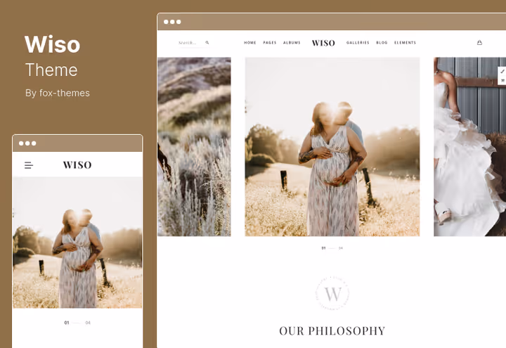 Soodne Wiso teema pulmafotograafidele WooCommerce'iga
